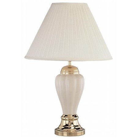CLING 27   Ceramic Table Lamp - Ivory CL26779